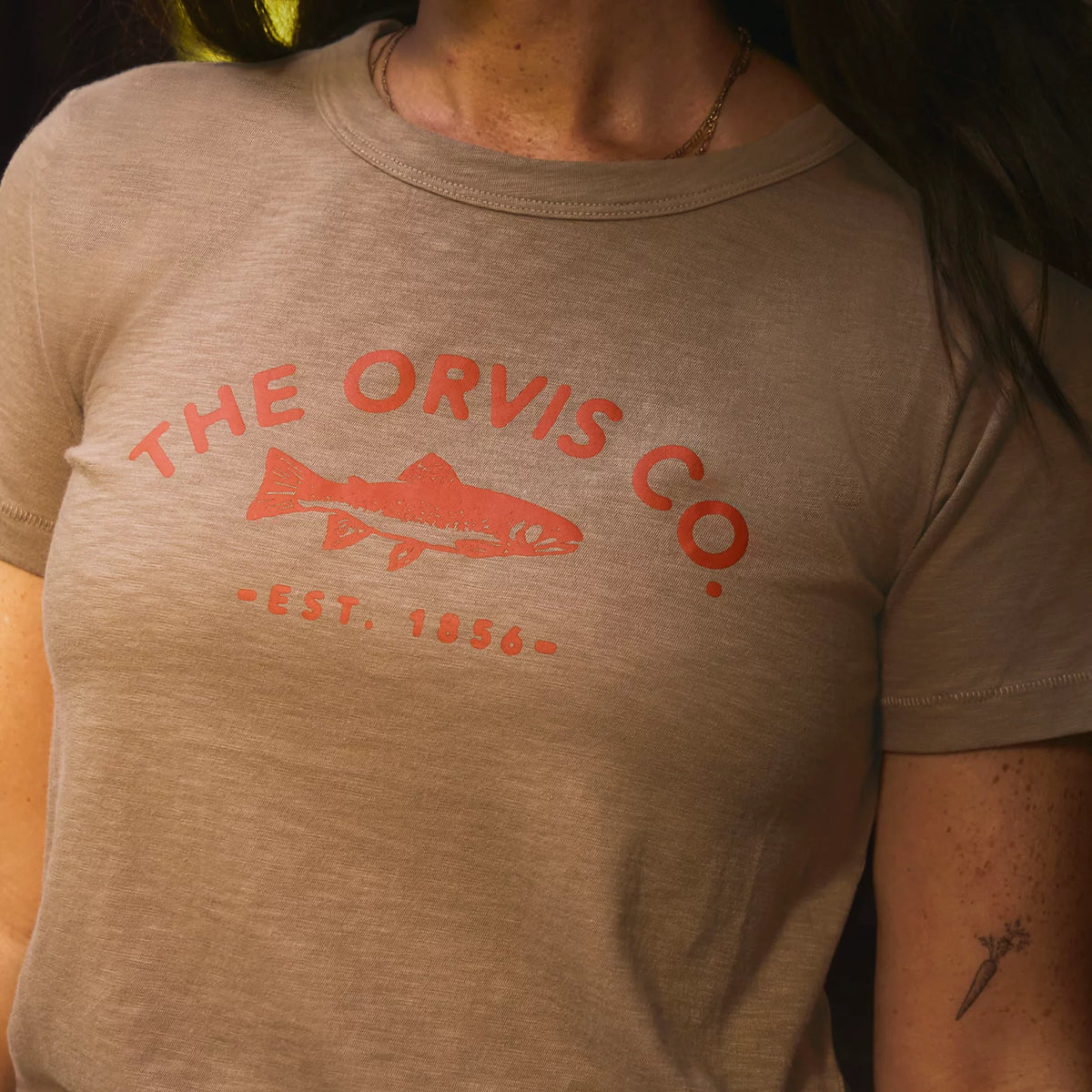 Orvis Quality | Bromley Slub Graphic Crewneck Tee
