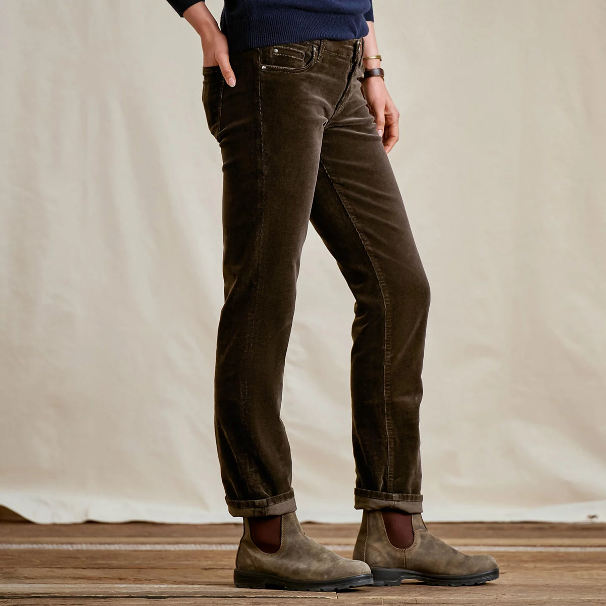 Orvis Signature | Kut from the Kloth® Catherine Mid-Rise Boyfriend Cords