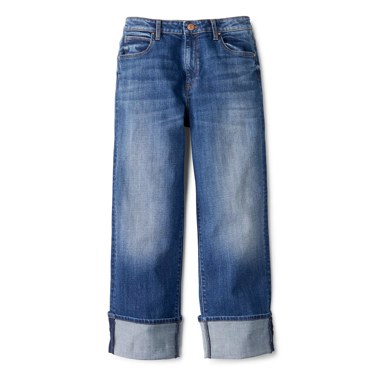 Orvis Special Offer | Kut from the Kloth® Sienna High-Rise Cuffed Wide-Leg Jeans