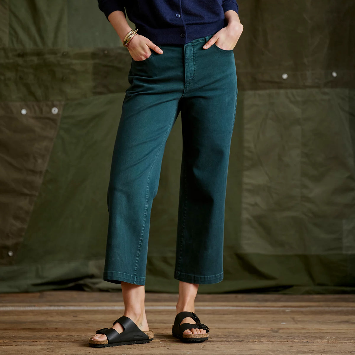 Orvis Recommended | Kut from the Kloth® Charlotte Twill High-Rise Wide-Leg Jeans