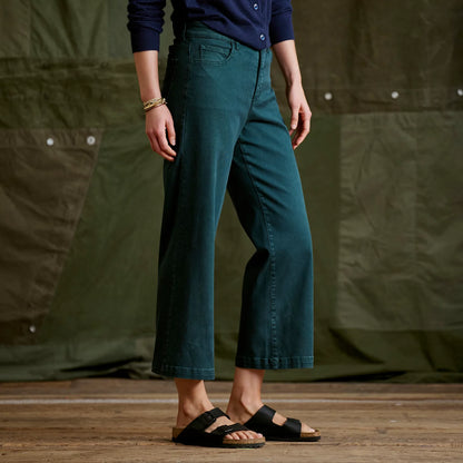 Orvis Recommended | Kut from the Kloth® Charlotte Twill High-Rise Wide-Leg Jeans