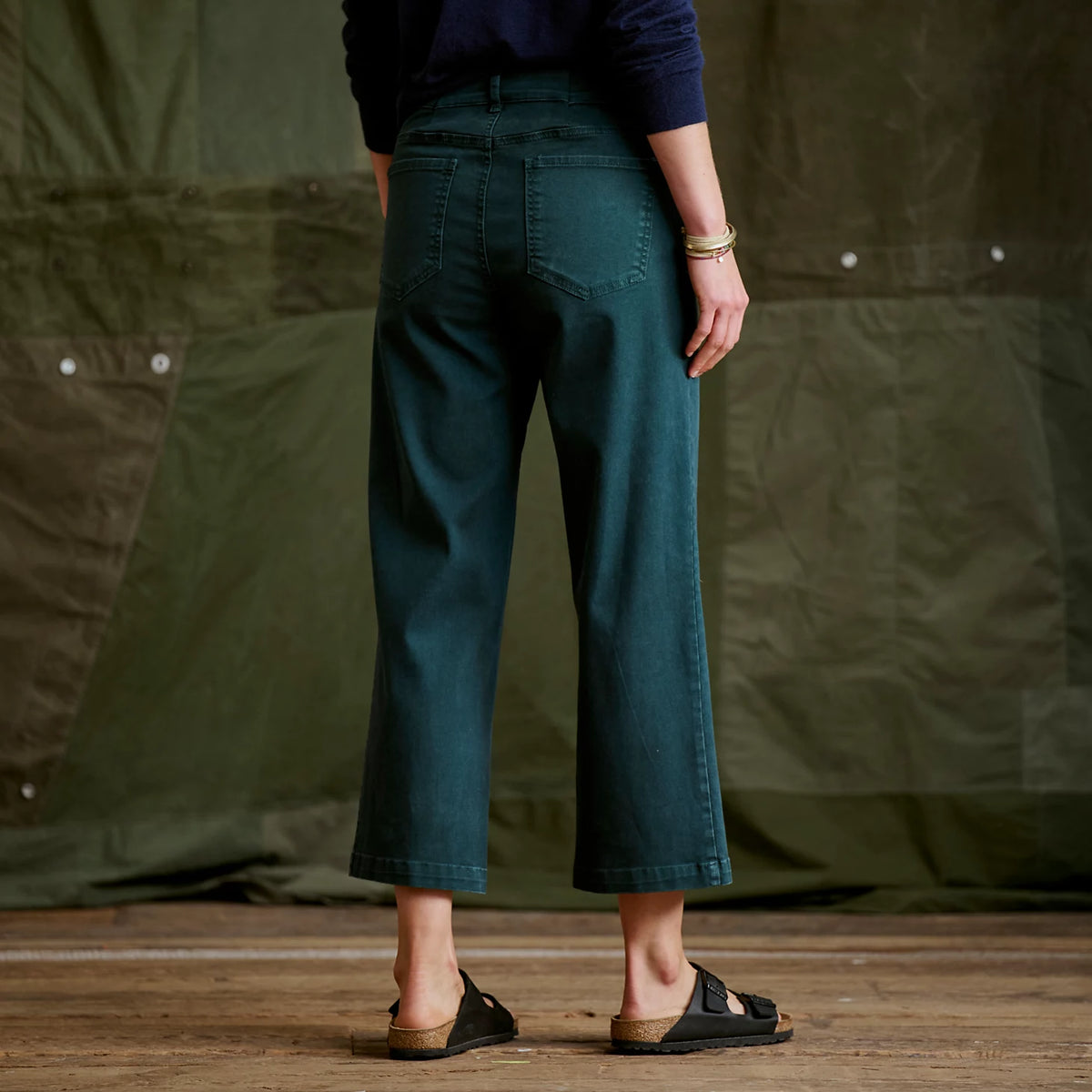 Orvis Recommended | Kut from the Kloth® Charlotte Twill High-Rise Wide-Leg Jeans