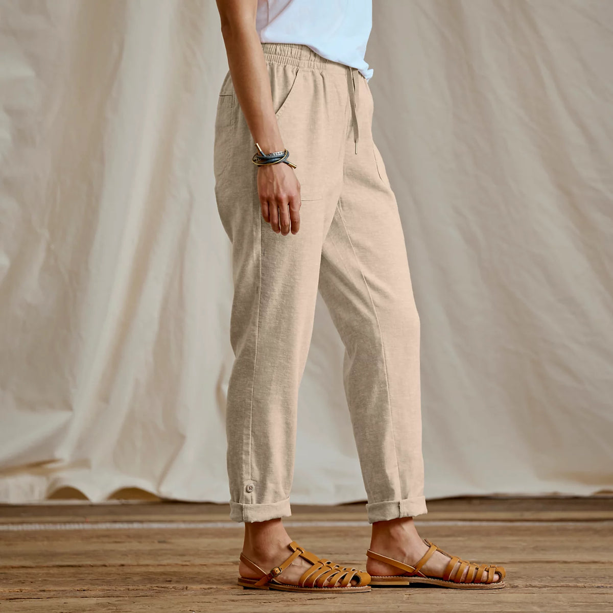 Orvis Latest | Explorer Performance Linen Ankle Pants