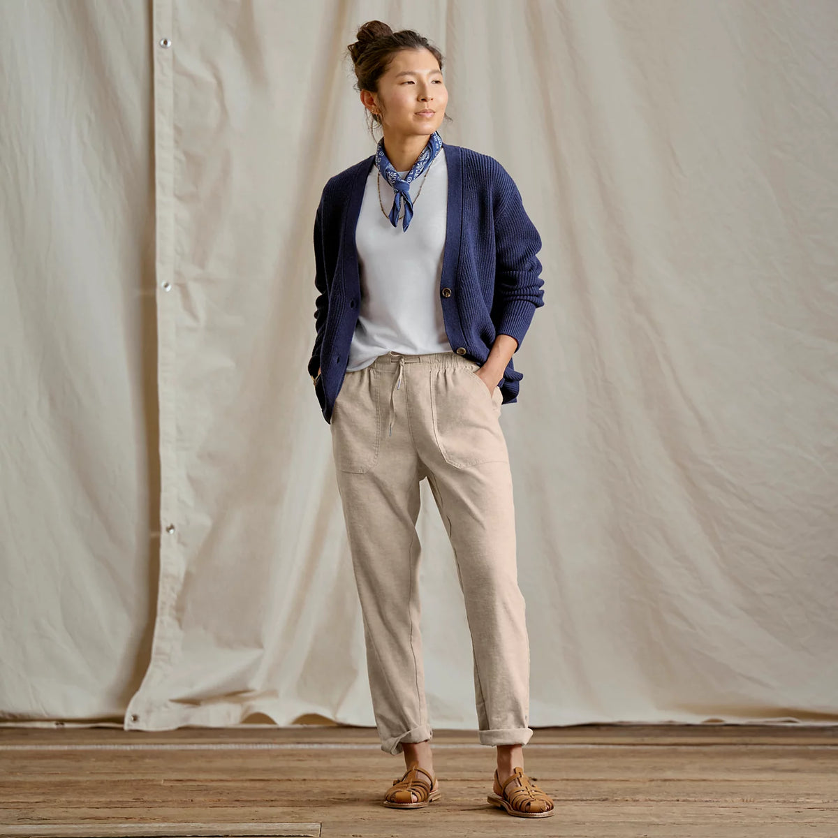 Orvis Latest | Explorer Performance Linen Ankle Pants