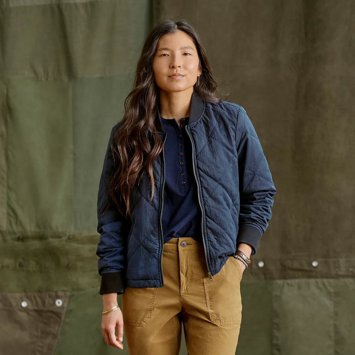 Orvis Featured | Women's 1856 Quilted Bomber Jacket