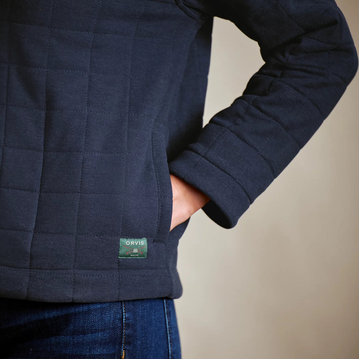 Orvis Smart Buy | Women's Battenkill Quilted 1/2-Snap Sweatshirt