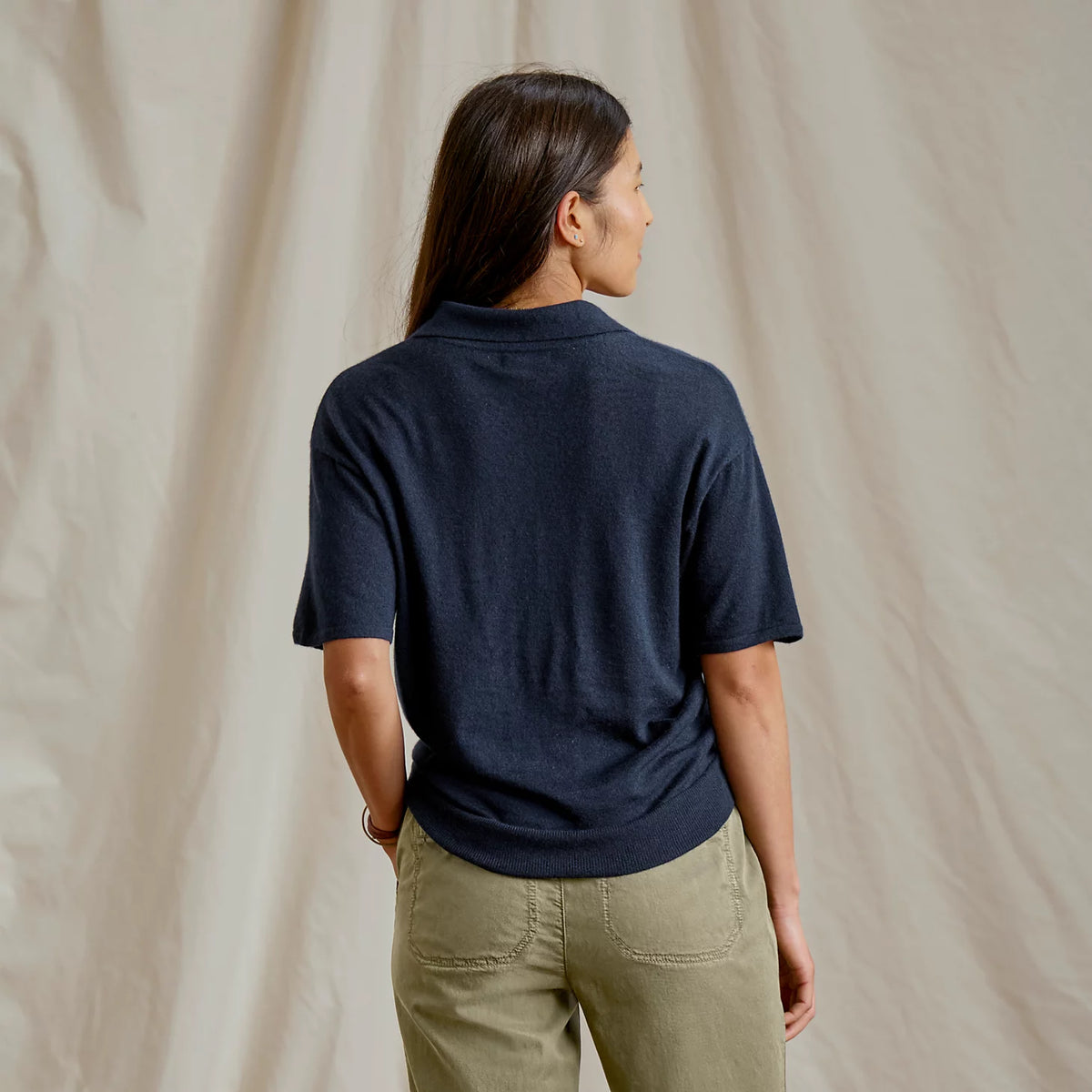 Orvis Trending | Featherweight Cashmere Polo Tee