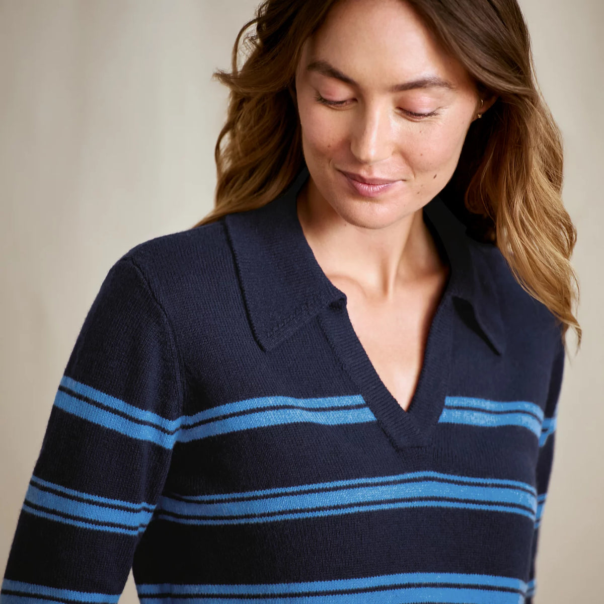 Orvis Signature | Brookside Striped Polo Sweater