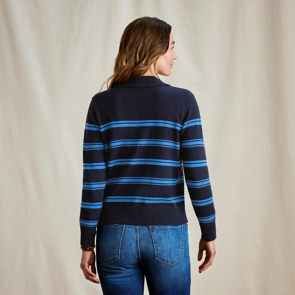 Orvis Signature | Brookside Striped Polo Sweater