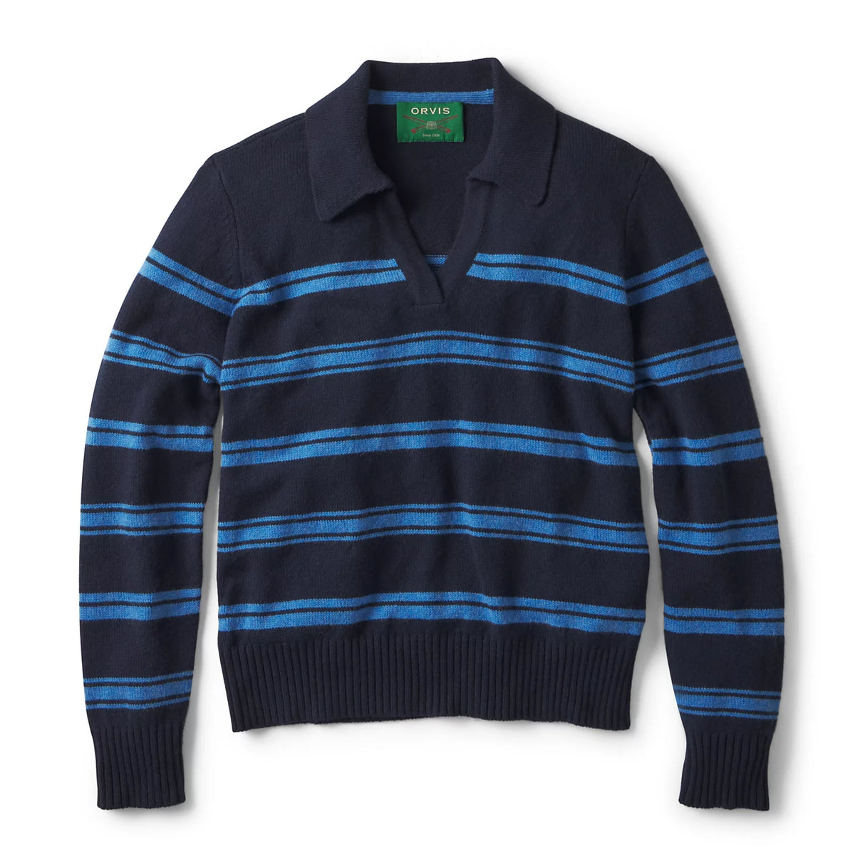 Orvis Signature | Brookside Striped Polo Sweater