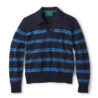 Orvis Signature | Brookside Striped Polo Sweater