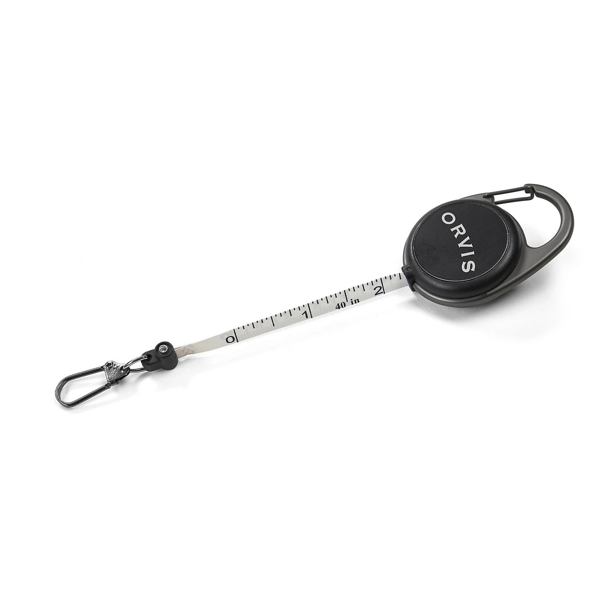 Orvis Exclusive | Black Nickel Carabiner Tape Measure Zinger Combo