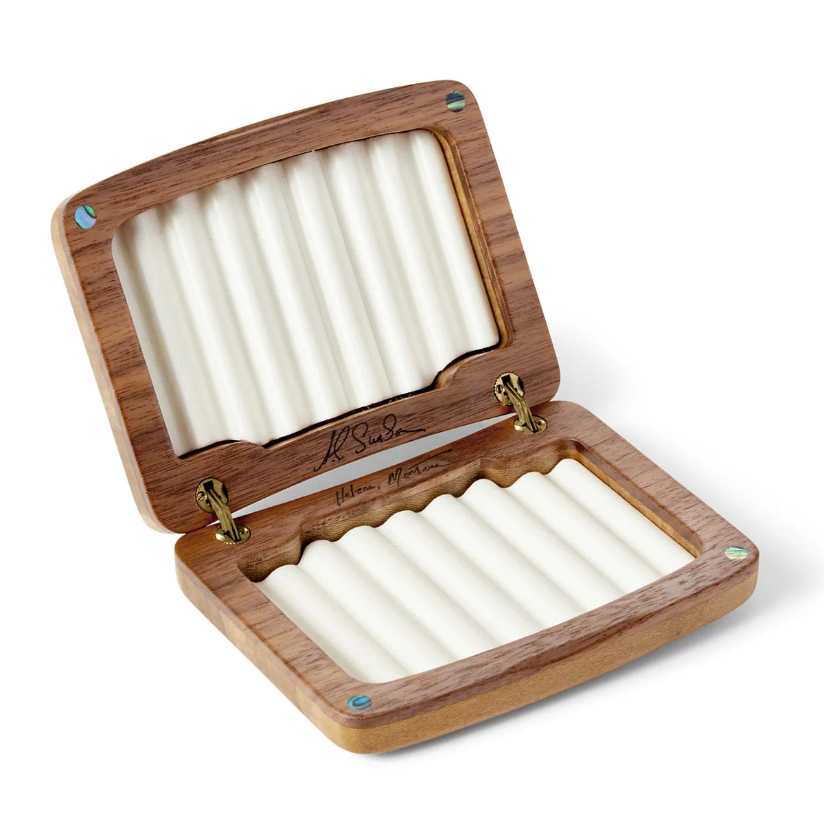 Orvis Customer Favorite | A.L. Swanson River Series Fly Boxes - Abalone Inlay