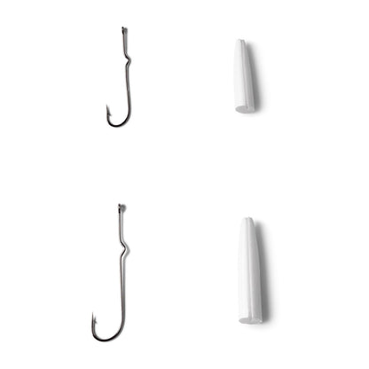 Orvis New | Popper Bodies with Hooks - Pencil Popper Bodies with Size 1 and 4 Hooks