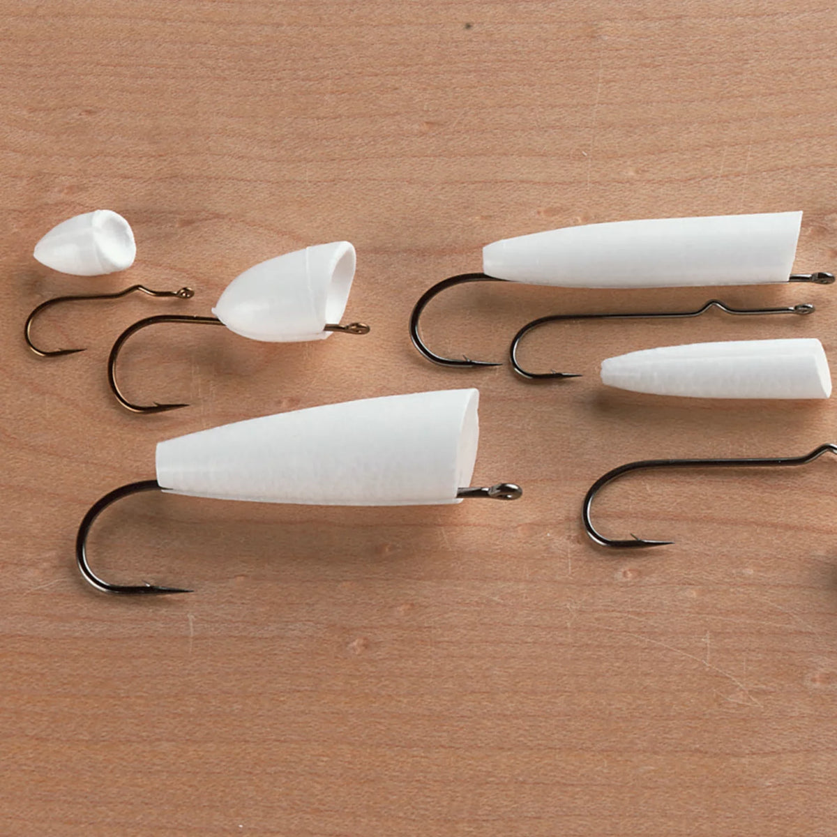 Orvis Popular | Popper Bodies with Hooks - Bass Popper Bodies with Size 4 and 8 Hooks