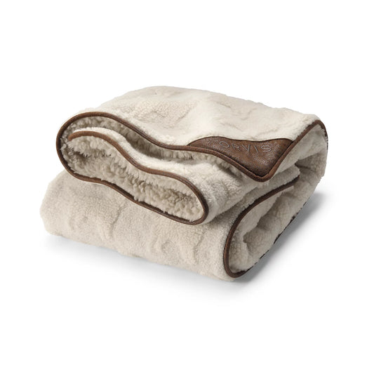 Orvis Trusted | Embossed Sherpa Throw