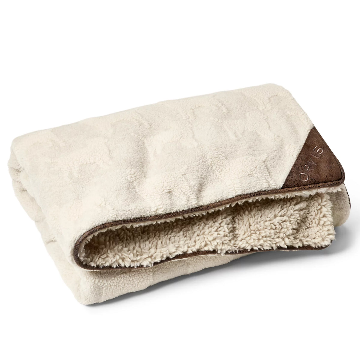 Orvis Trusted | Embossed Sherpa Throw
