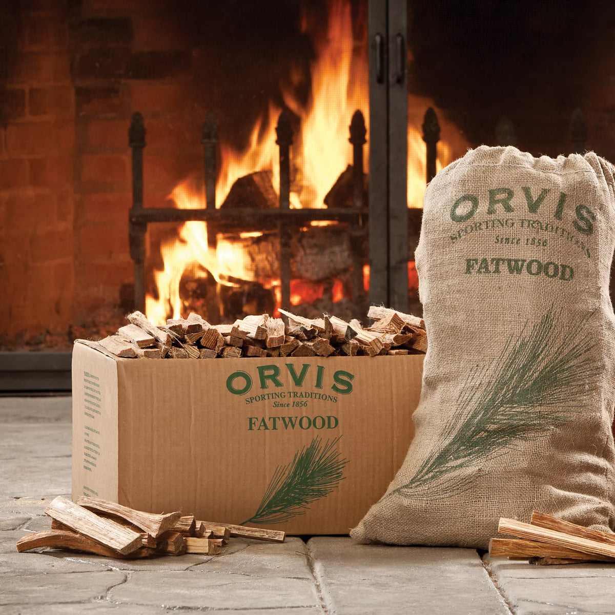 Orvis New | Orvis Fatwood - 15-lb. Burlap Sack